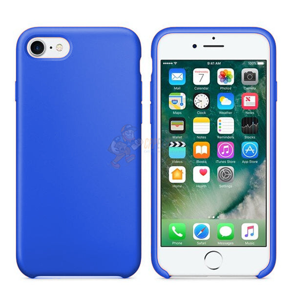 iPhone 7 iPhone 8 Slim Soft Silicone Protective ShockProof Case Cover Royal Blue