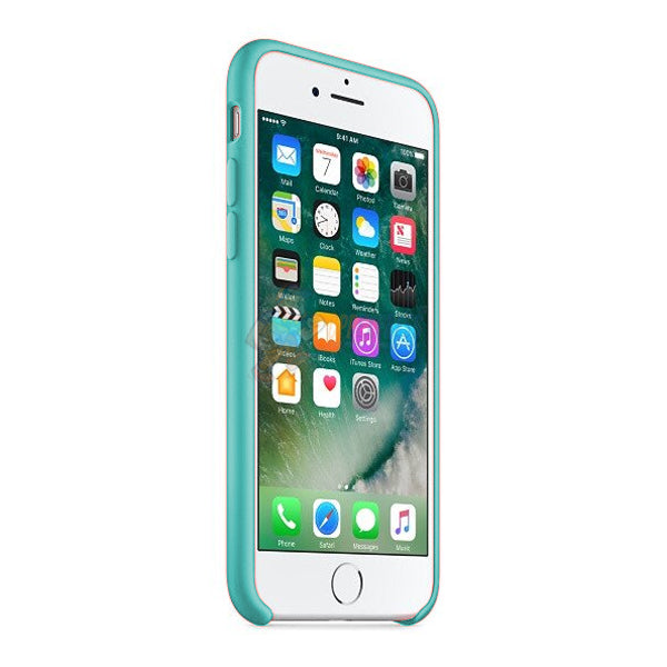 iPhone 7 iPhone 8 Slim Soft Silicone Protective ShockProof Case Cover Sea Green