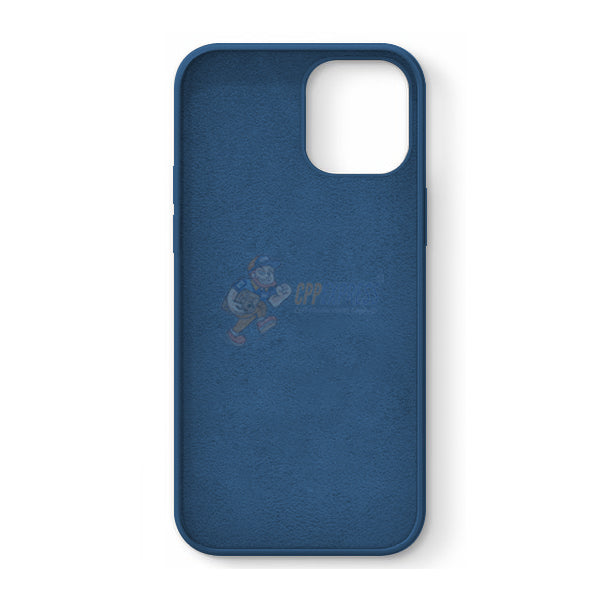 iPhone 12 6.1" Slim Soft Silicone Protective ShockProof Case Cover Blue