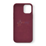 iPhone 12 6.1" Slim Soft Silicone Protective ShockProof Case Cover Burgundy