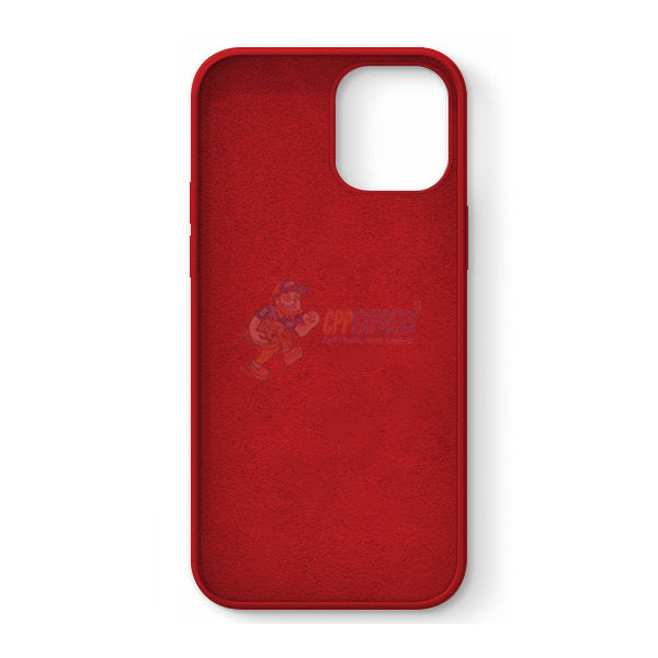 iPhone 12 6.1" Slim Soft Silicone Protective ShockProof Case Cover Dark Red