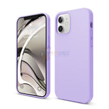 iPhone 12 6.1" Slim Soft Silicone Protective ShockProof Case Cover Lavender