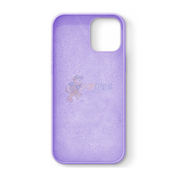 iPhone 12 6.1" Slim Soft Silicone Protective ShockProof Case Cover Lavender