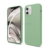 iPhone 12 6.1" Slim Soft Silicone Protective ShockProof Case Cover Light Green