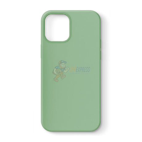 iPhone 12 6.1" Slim Soft Silicone Protective ShockProof Case Cover Light Green