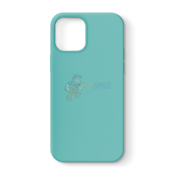 iPhone 12 Slim Soft Silicone Protective ShockProof Case Cover Sea Green