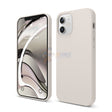 iPhone 12 6.1" Slim Soft Silicone Protective ShockProof Case Cover White