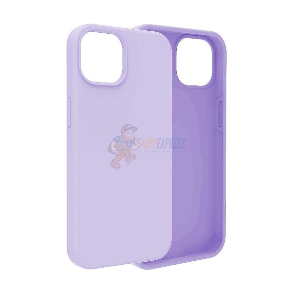 iPhone 13 Slim Soft Silicone Protective ShockProof Case Cover Lavender