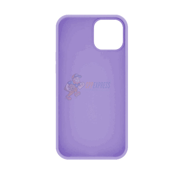 iPhone 13 Slim Soft Silicone Protective ShockProof Case Cover Lavender