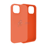 iPhone 13 Slim Soft Silicone Protective ShockProof Case Cover Papaya