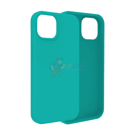 iPhone 13 Slim Soft Silicone Protective ShockProof Case Cover Sea Green