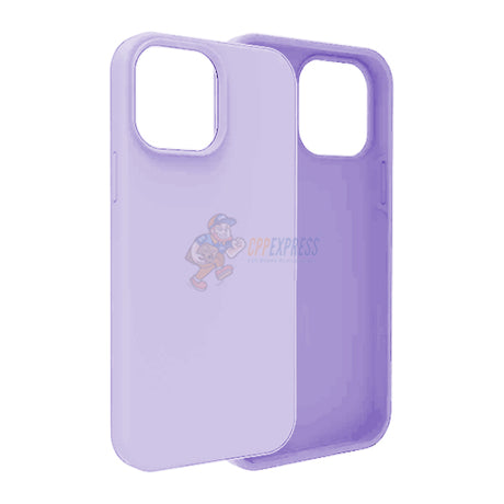 iPhone 13 Mini Slim Soft Silicone Protective ShockProof Case Cover Lavender