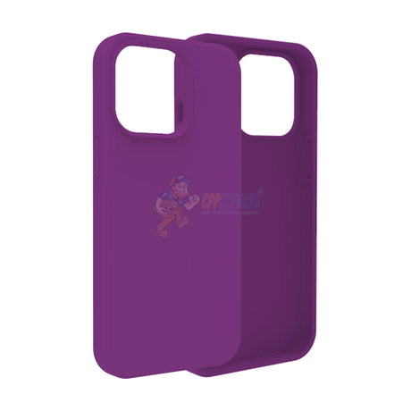 iPhone 13 Pro Slim Soft Silicone Protective ShockProof Case Cover Dark Purple