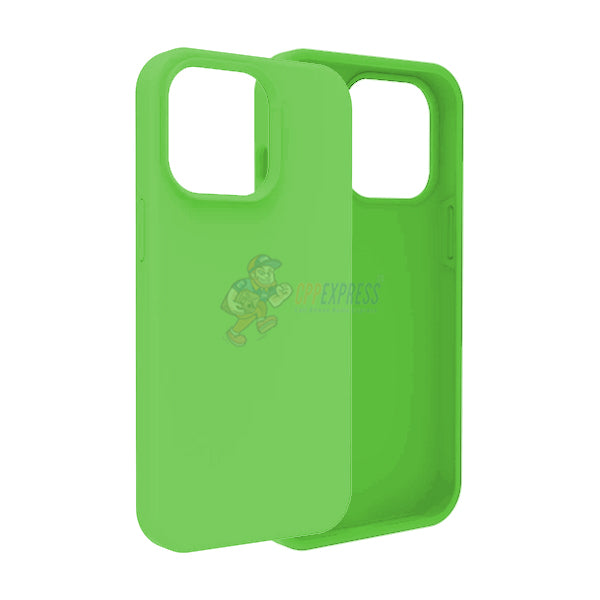 iPhone 13 Pro Slim Soft Silicone Protective ShockProof Case Cover Fluorescent Green