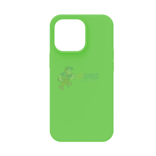 iPhone 13 Pro Slim Soft Silicone Protective ShockProof Case Cover Fluorescent Green