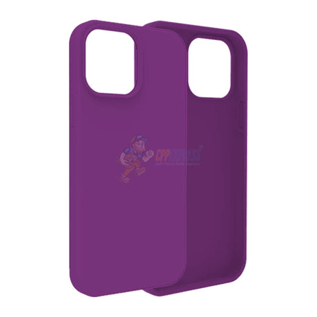 iPhone 13 Pro Max Slim Soft Silicone ShockProof Protective Case Cover Dark Purple