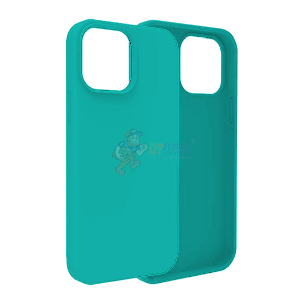 iPhone 13 Pro Max Slim Soft Silicone Protective ShockProof Case Cover Sea Green