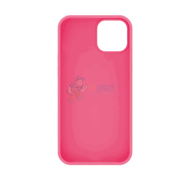 iPhone 14 Slim Soft Silicone Protective ShockProof Case Cover Pink