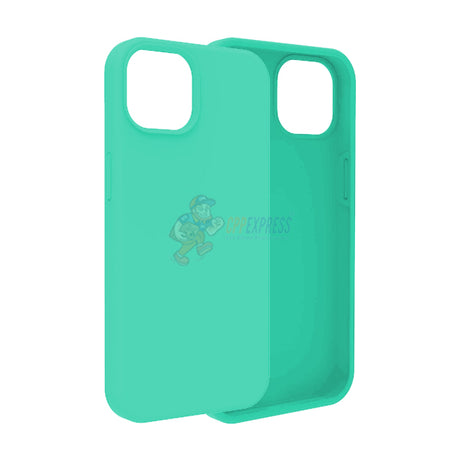 iPhone 14 Slim Soft Silicone Protective ShockProof Case Cover Spearmint Green