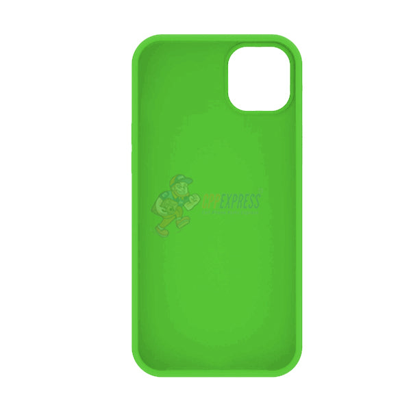 iPhone 14 Plus Slim Soft Silicone Protective ShockProof Case Cover Fluorescent Green