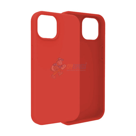 iPhone 14 Plus Slim Soft Silicone Protective ShockProof Case Cover Red