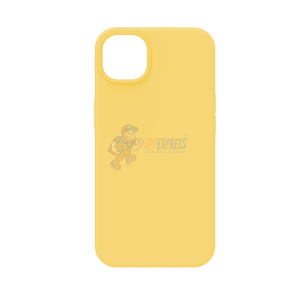 iPhone 14 Plus Slim Soft Silicone Protective ShockProof Case Cover Yellow