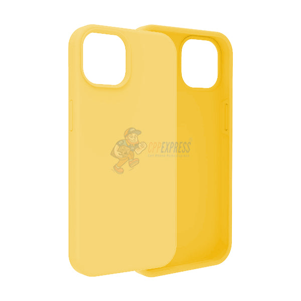 iPhone 14 Plus Slim Soft Silicone Protective ShockProof Case Cover Yellow