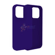 iPhone 14 Pro Slim Soft Silicone Protective ShockProof Case Cover Dark purple