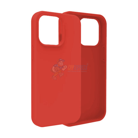 iPhone 14 Pro Slim Soft Silicone Protective ShockProof Case Cover Red