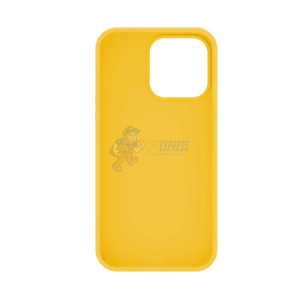 iPhone 14 Pro Slim Soft Silicone Protective ShockProof Case Cover Yellow