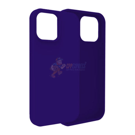 iPhone 14 Pro Max Slim Soft Silicone Protective ShockProof Case Cover Dark Purple