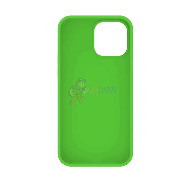 iPhone 14 Pro Max Slim Soft Silicone Protective ShockProof Case Cover Fluorescent Green