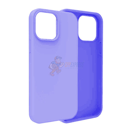 iPhone 14 Pro Max Slim Soft Silicone Protective ShockProof Case Cover Light Purple