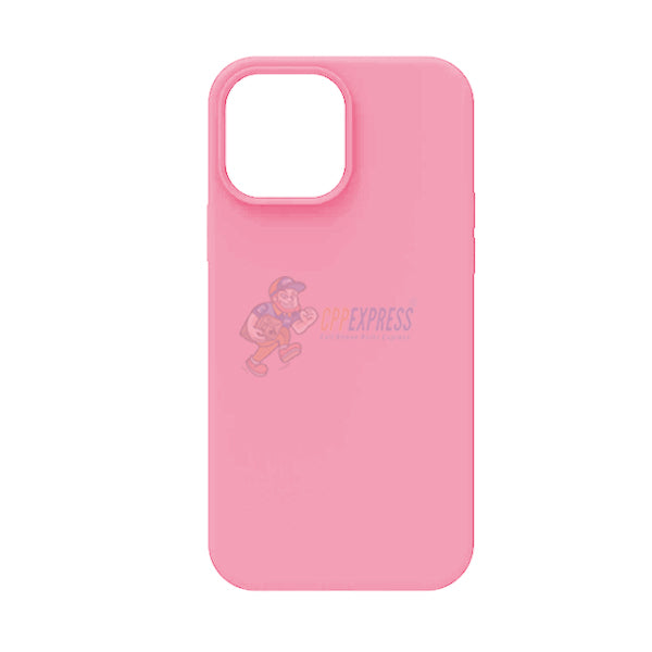 iPhone 14 Pro Max Slim Soft Silicone Protective ShockProof Case Cover Pink