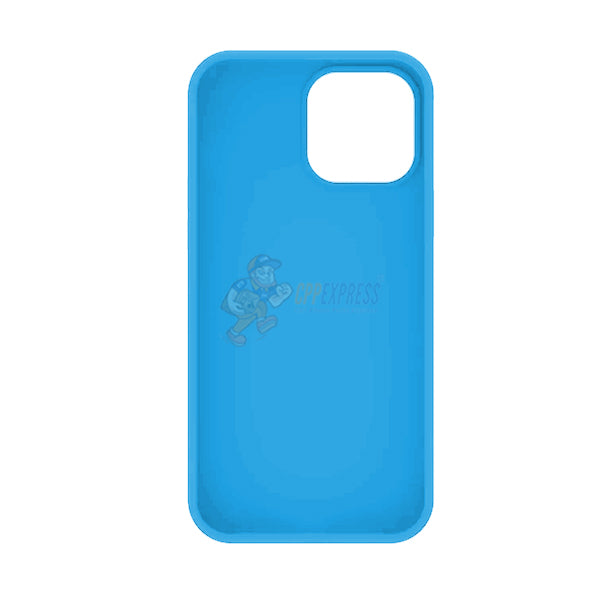 iPhone 14 Pro Max Slim Soft Silicone Protective ShockProof Case Cover Sky Blue