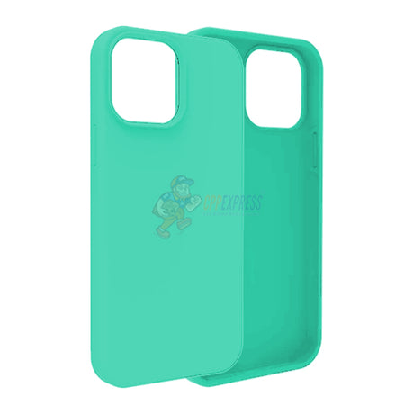 iPhone 14 Pro Max Slim Soft Silicone Protective ShockProof Case Cover Spearmint Green