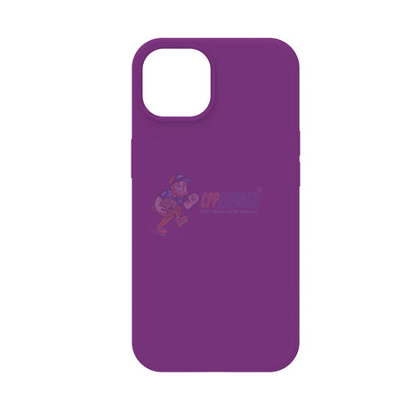 iPhone 15 Slim Soft Silicone Protective ShockProof Case Cover Dark Purple