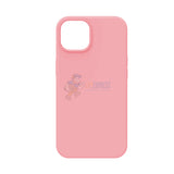 iPhone 15 Slim Soft Silicone Protective ShockProof Case Cover Light Pink