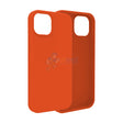 iPhone 15 Slim Soft Silicone Protective ShockProof Case Cover Orange