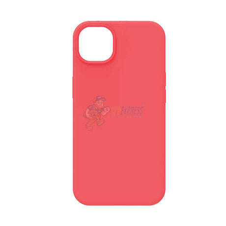 iPhone 15 Plus Slim Soft Silicone Protective ShockProof Case Cover Pink