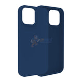 iPhone 15 Pro Max Slim Soft Silicone Protective ShockProof Case Cover Blue