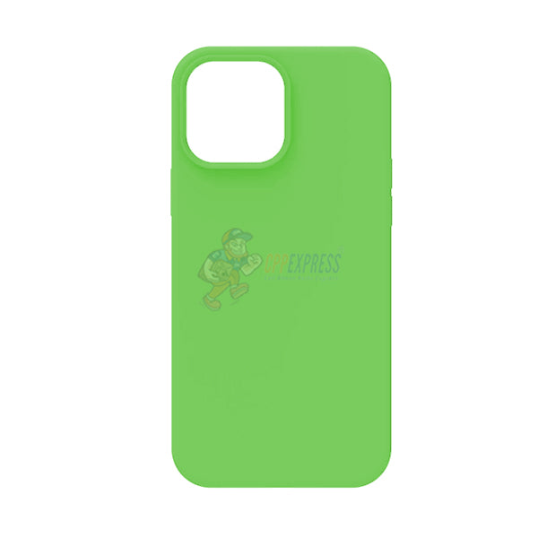 iPhone 15 Pro Max Slim Soft Silicone Protective ShockProof Case Cover Fluorescent Green