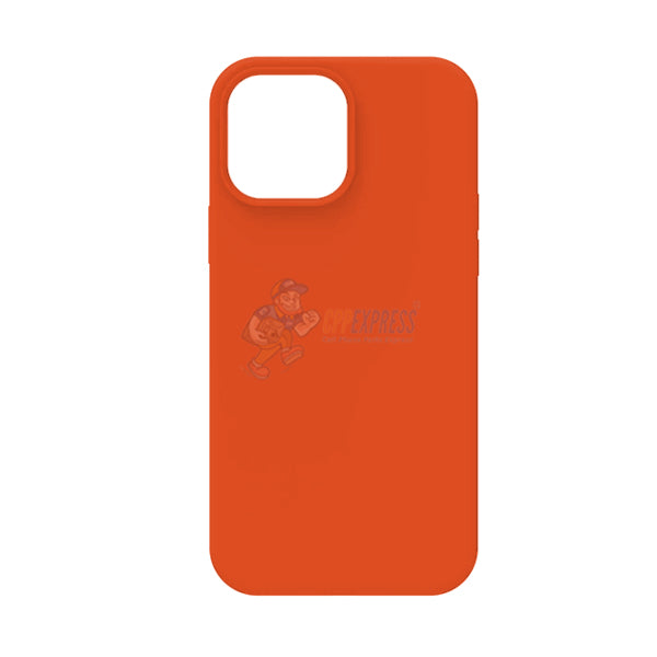 iPhone 15 Pro Max Slim Soft Silicone Protective ShockProof Case Cover Orange