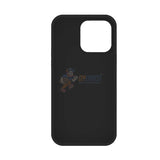 iPhone 15 Pro Slim Soft Silicone Protective ShockProof Case Cover Black