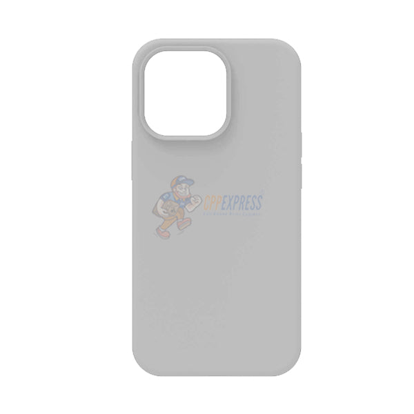 iPhone 15 Pro Slim Soft Silicone Protective ShockProof Case Cover Gray