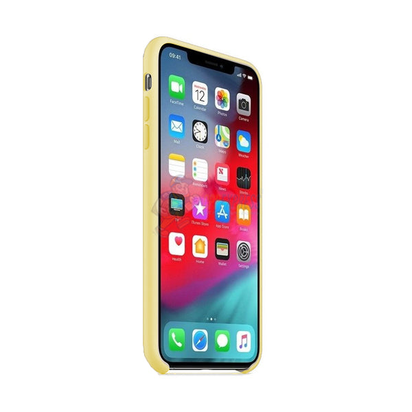 iPhone XS Max Slim Soft Silicone Protective Skin Case Cover Gold