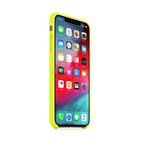 iPhone XS Max Slim Soft Silicone Protective Skin Case Cover Lime Green