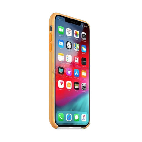 iPhone XS Max Slim Soft Silicone Protective Skin Case Cover Orange