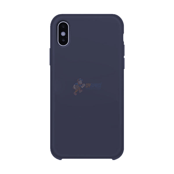 iPhone XS Slim Soft Silicone Protective Shockproof Case Cover Dark Grey