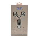 SLF 3D Beauty Face Facial Care Massage Roller Silver